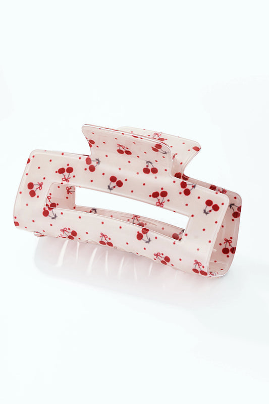 Coquette Cherry Clip – Haarklammer mit roten Kirschen und Schleifen
