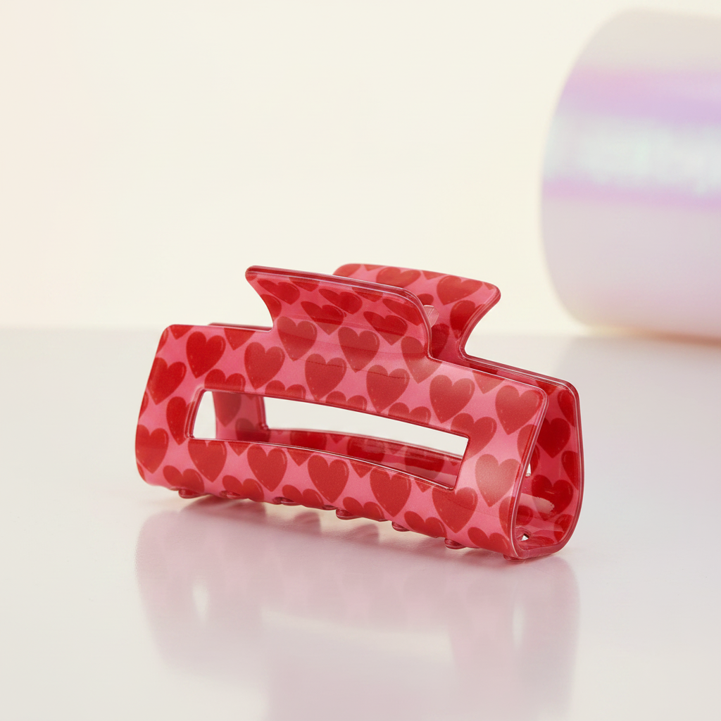 Sweetheart Clip auf hellem Untergrund mit cremefarbenem Studio-Hintergrund